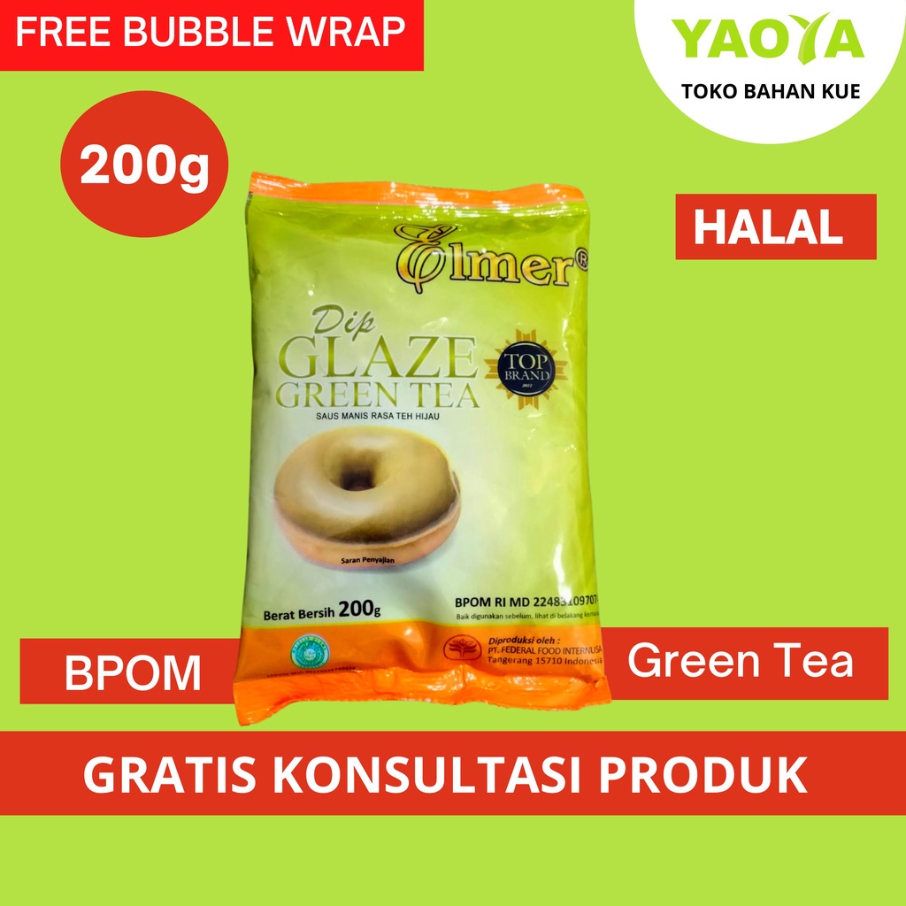 

ELMER DIP GLAZE 200G GREEN TEA
