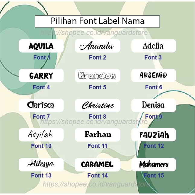CUSTOM LABEL NAMA ANAK SERAGAM SEKOLAH KAOS ANAK STIKER SABLON SETRIKA NAME TAG LAUNDRY PESANTREN