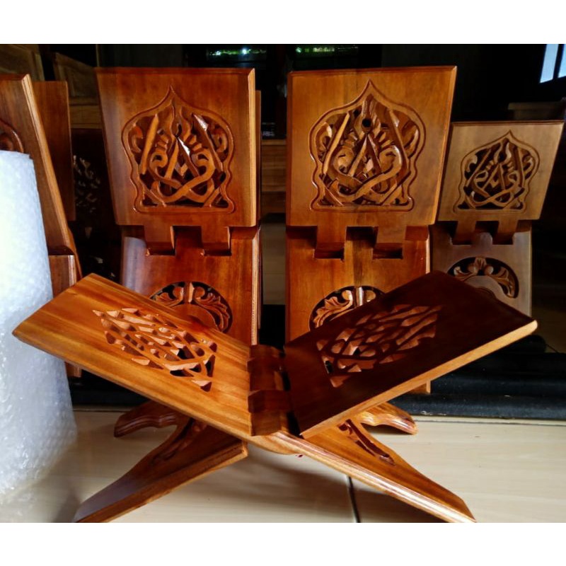 Jual Rekal Meja Alas Mengaji Qur An Meja Ngaji Recal Rekhal Rehal Kayu Shopee Indonesia