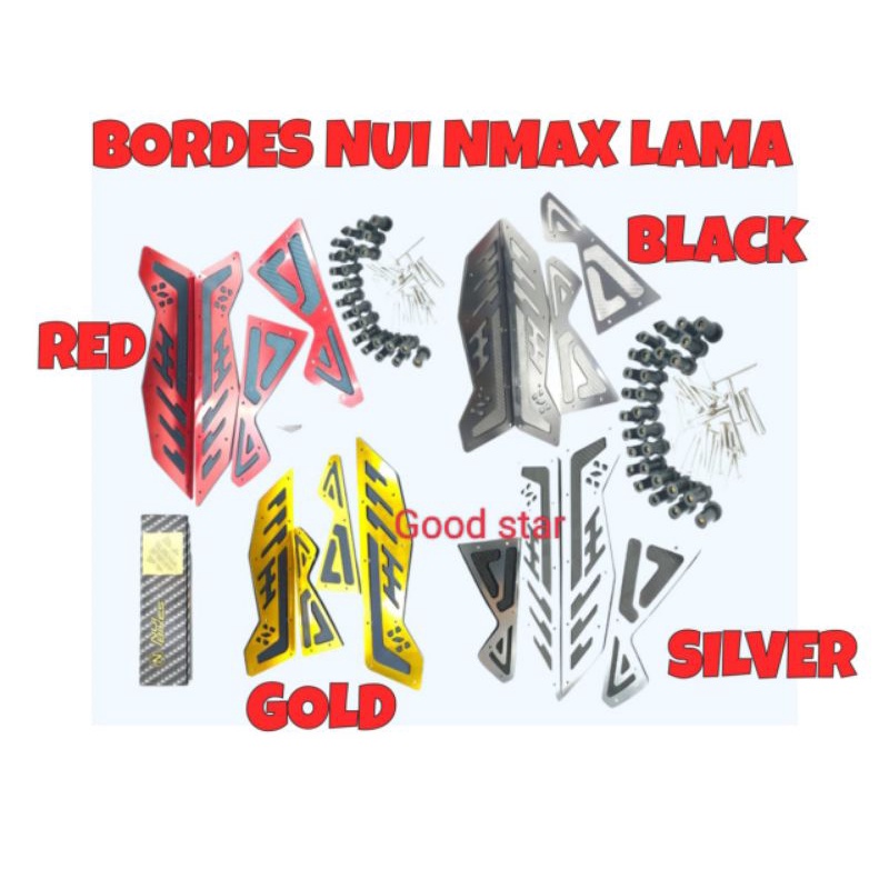 Bordes Nmax Old Karpet Nmax Old Pijakan Kaki Nmax Old Merk Nui Bikes Original