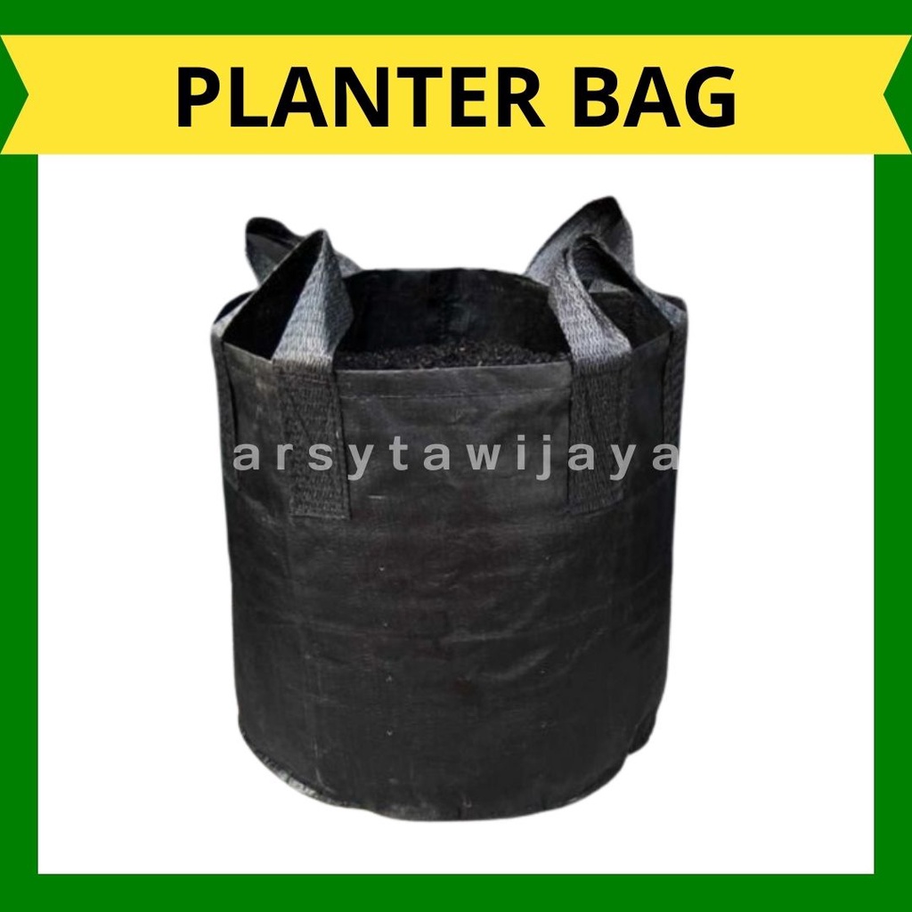 planter bag hitam tebal dan awet - pot terpal tanaman buah - polybag