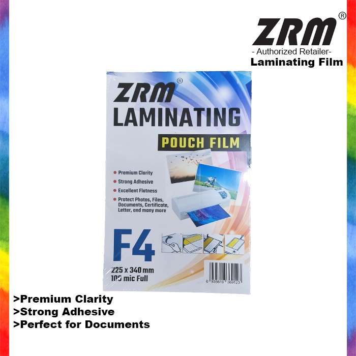 

Laminating Pouch / Plastik Laminating / Laminating Film F4 ZRM 100 micron