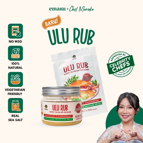 Emaku ULU DRY RUB / Bumbu Marinasi Rempah Seafood Daging  / Bumbu Masak