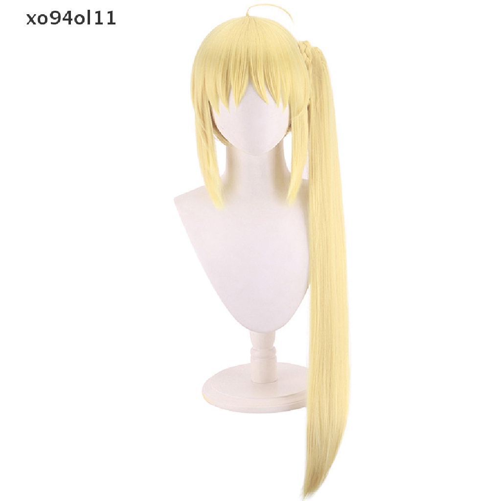 Wig Lurus Kuning XO Anime Bocchi The Rock Cosplay Gotou Hitori Cosplay Panjang 70cm OL