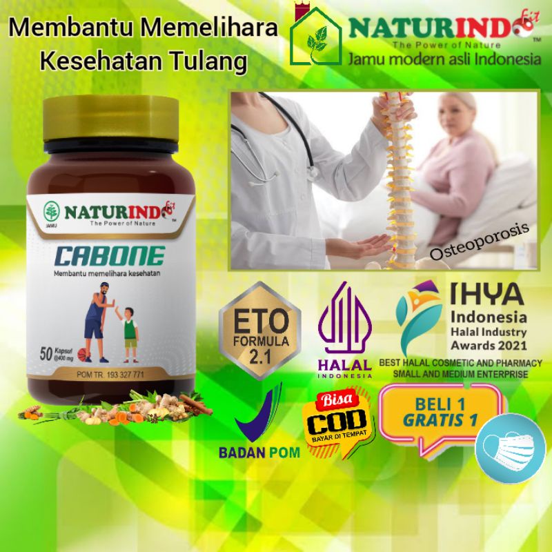 Obat Herbal Kesehatan Nutrisi Tulang Cabone Naturindo
