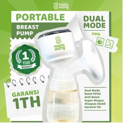 BREAST PUMP POMPA ASI MOM UUNG MOMUUNG ELECTRIC BREAST PUMP SINGLE PUMP MURAH LEMBUT SILENT MOMUUNGID