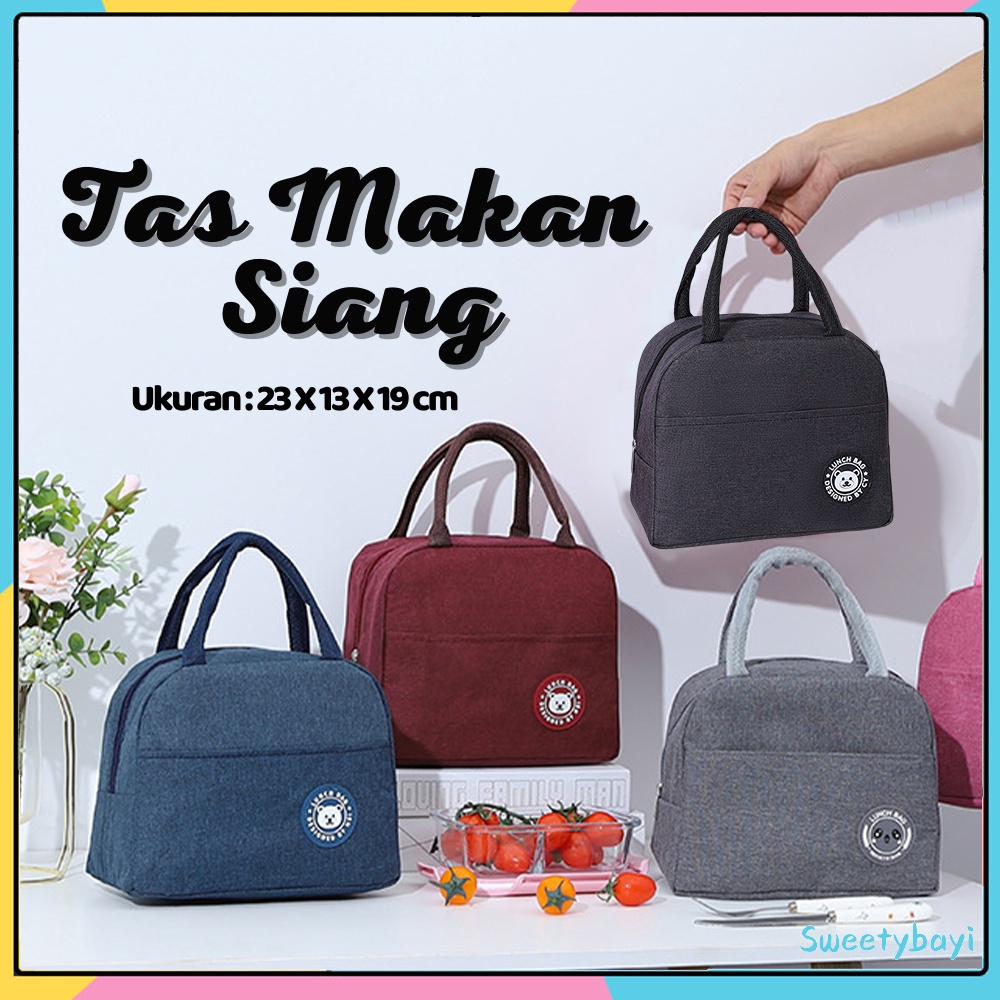 Sweetybayi Tas bekal lunch bag Tas bekal serbaguna Thermal bag Cooler bag