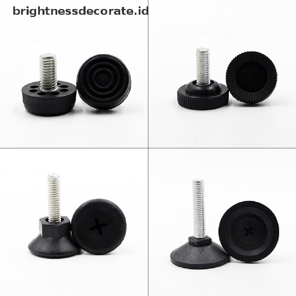 [Birth] 4pcs Kaki Mesin Levelling M6 /8 /10/Kaki Foot Furniture Mesin Adjustable [ID]