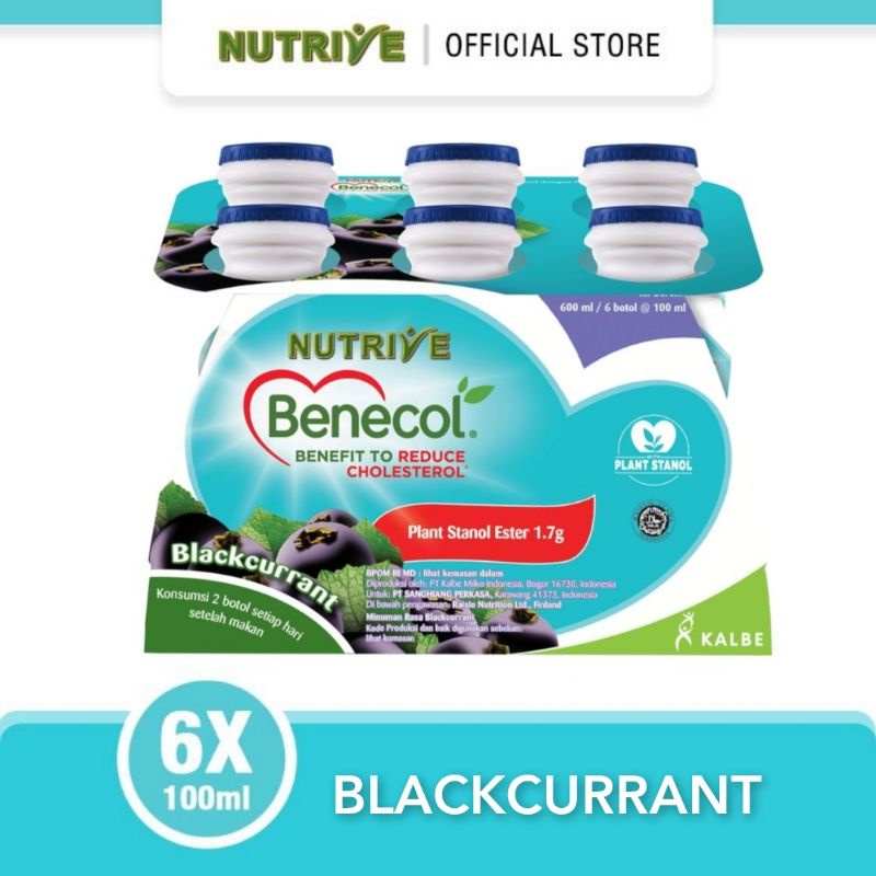 

NUTRIVE BENECOL BLACKCURRANT 6x100ml