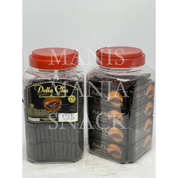 

Cokelat Krispi Beras Coklat Della Cha TOPLES isi 70 pcs