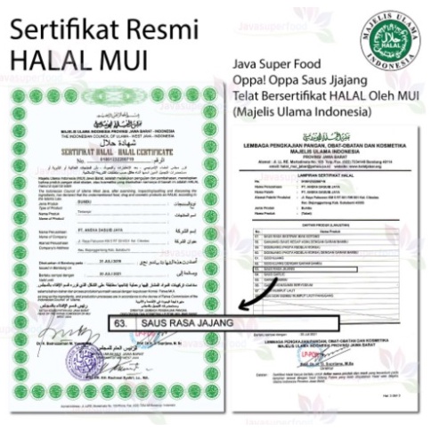 1 KG  saus jjajangmyeon oppa oppa halal