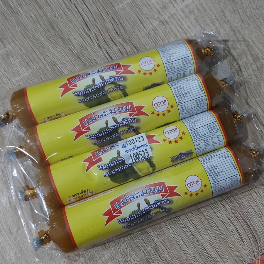 Dodol Durian Thailand Original 100gr - Monthong Paste - Hand Carry Bangkok