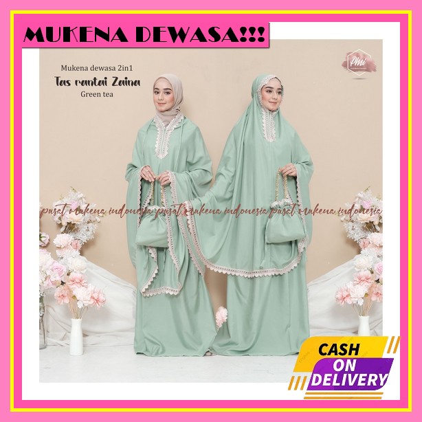 Sp Jasmine- Mukena Bordir Renda Cantik Supersilk Tule Dewasa Mewah Hantaran Maskawin Seserahan Tasik