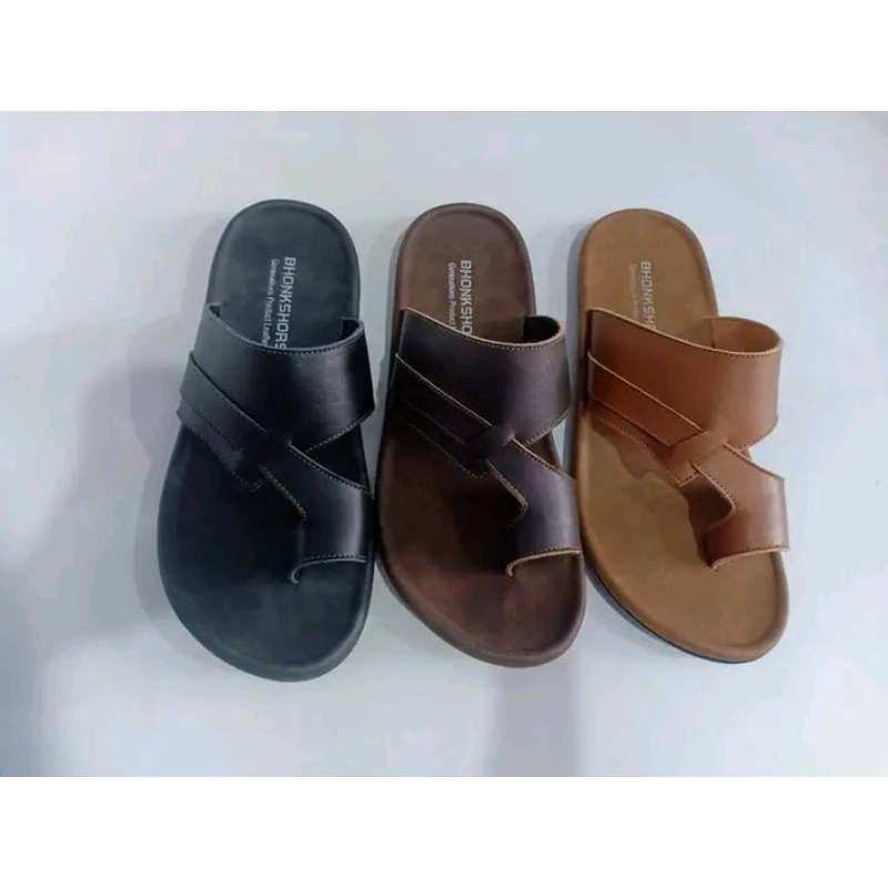 Sandal Kulit Pria Asli Garut