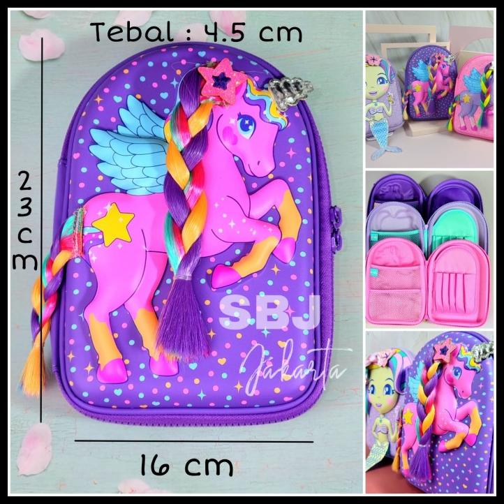 

Tempat Pensil Kotak Pensil Seperti Smiggle 3D Eva Mermaid Dolly Wishes