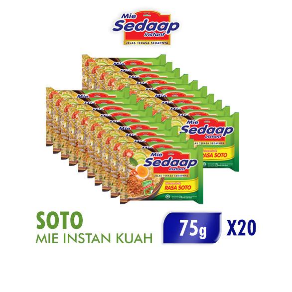 

Sedaap Mie Instan Soto 75 gr x 20