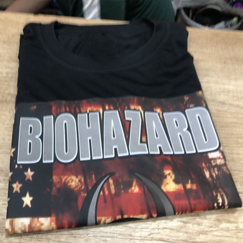 Kaos Biohazard New World Disorder Tshirt 100% Cotton