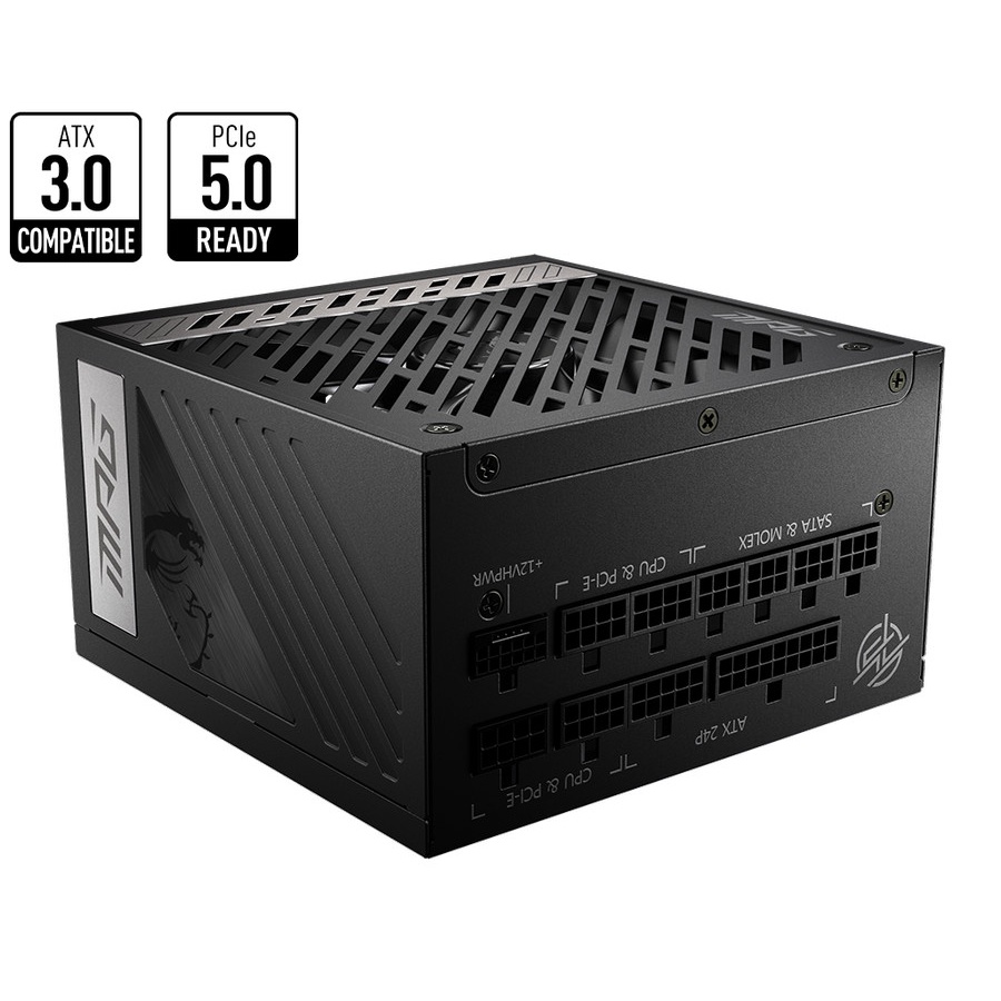 MSI MPG A850G PCIE5 850W 80 Plus Gold Full Modular / PSU 850W