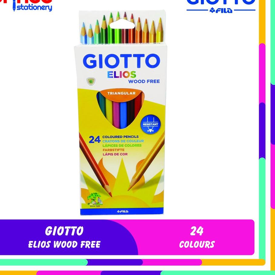 

Model Baru GIOTTO ELIOS WOOD FREE 24 COLOURS / PENSIL WARNA GIOTTO ELIOS 24 WARNA