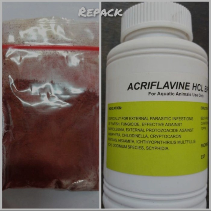 Acriflavine Hcl Bpc Bubuk Repack 10Gr