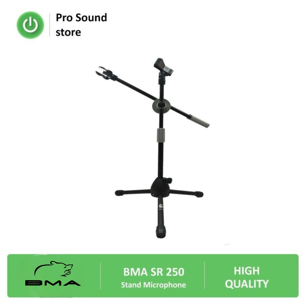 Stand Mic BMA SR 250 Abu Abu / Stand Microphone BMA SR 250 Abu Abu