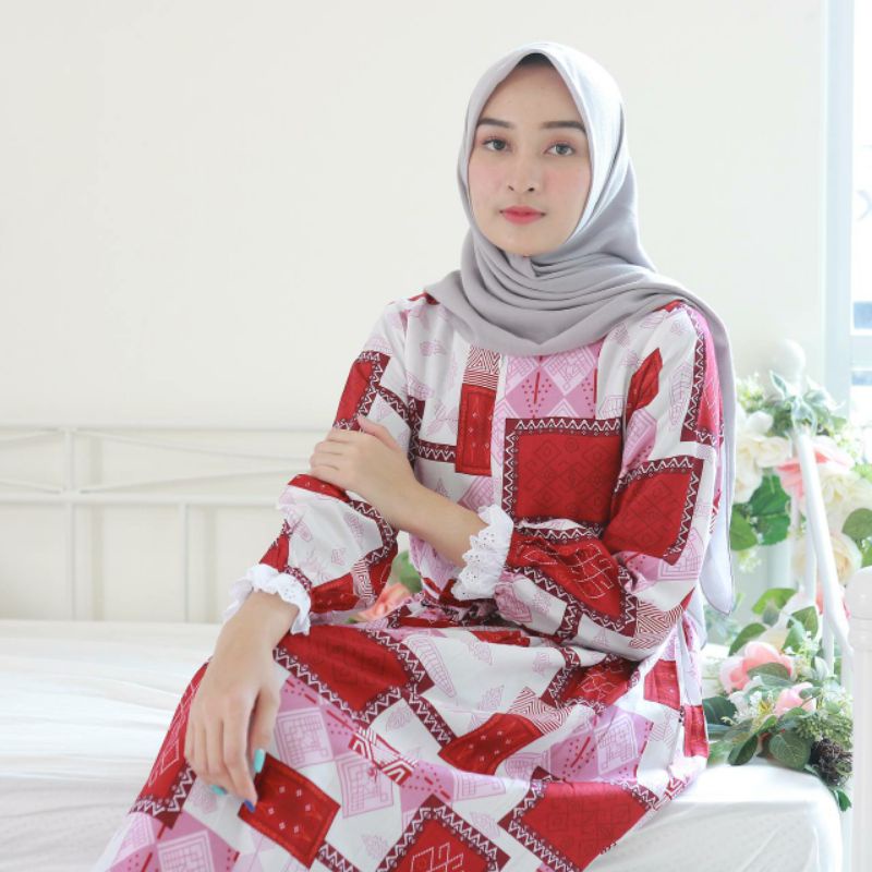 SIEA MAXI Trend pakaian terbaru long dress muslim baju gamis rayon premium tingkat klok A line canti