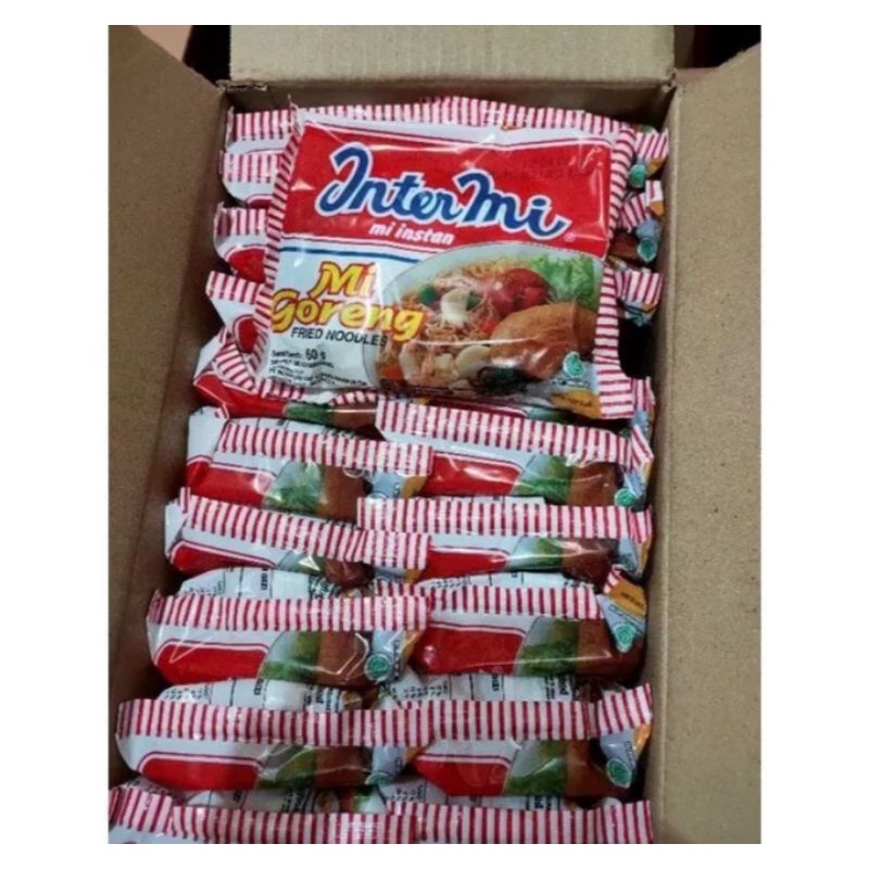 

INTER MIE GORENG 1 DUS ISI 40 BUNGKUS/MIE INSTAN INTER MIE GORENG
