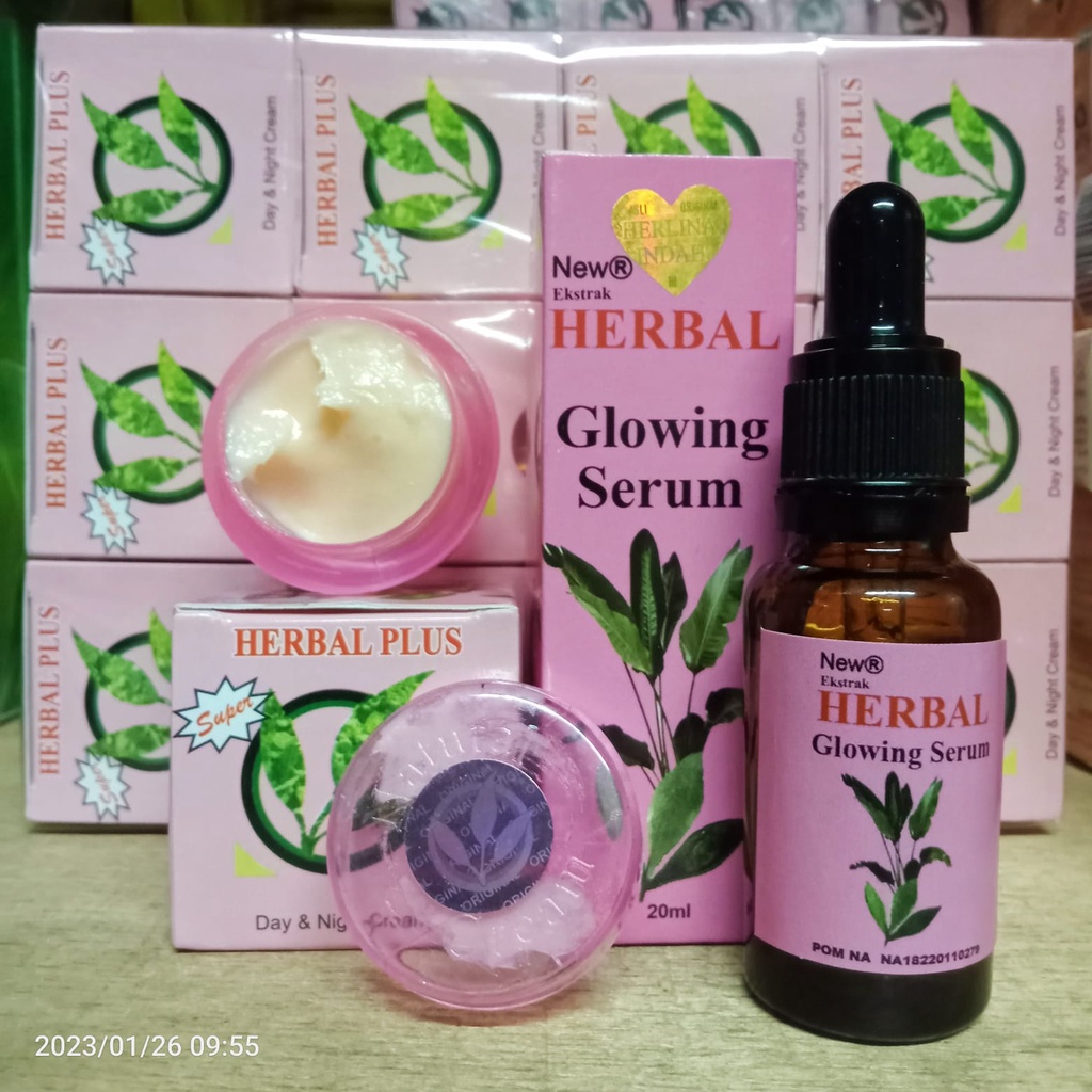 Paket Cream Herbal Plus Super dan Serum