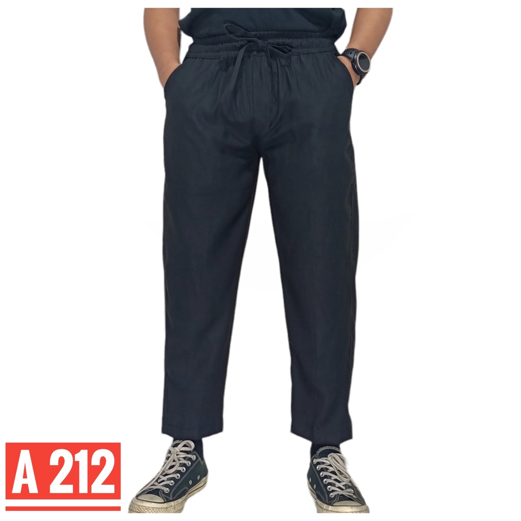 (A 212) Celana sirwal/cingkrang slim polos dewasa• Fracile_1230