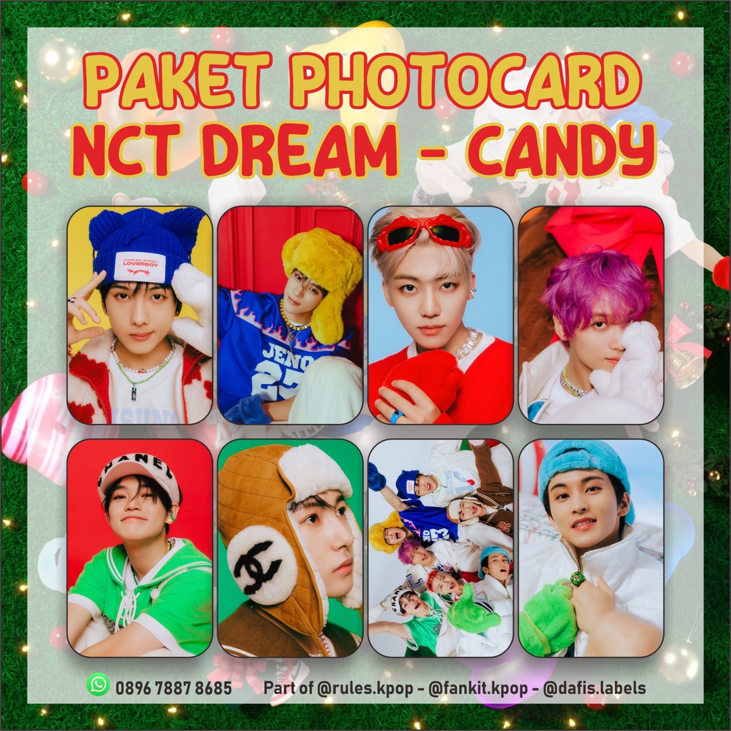 Jual 8 Lbr Bisa Cod Paket Photocard Nct Dream Candy 2023 Concert Pc