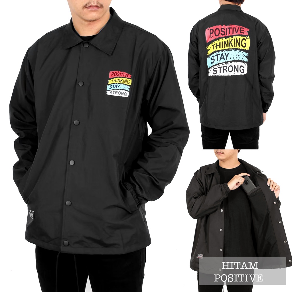 AKN - COACH JACKET SURFING PANTAI ORIGINAL WANGKERS / JAKET COACH WINDBREAKER PRIA SURFING ANTI AIR