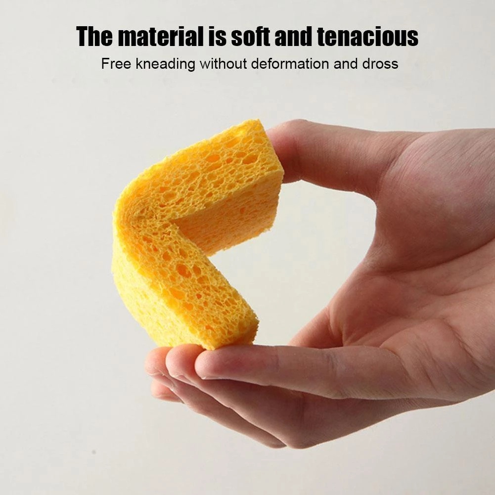 Alat Cuci Gadget Pulp Spons Menghilangkan Karat Scouring Pad Minyak Cuci Piring Peralatan Makan Dapur Degreasing Kompor Tahan Lama Magic Wipe Cloth Super Absorbent