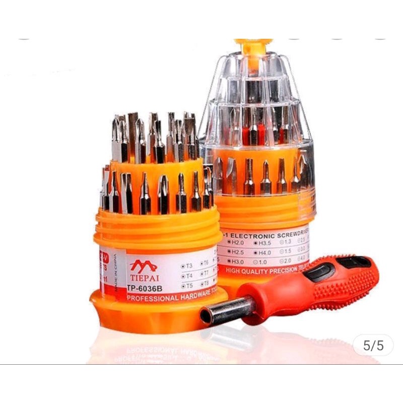 obeng set multifungsi Obeng Magnetic 31 in 1