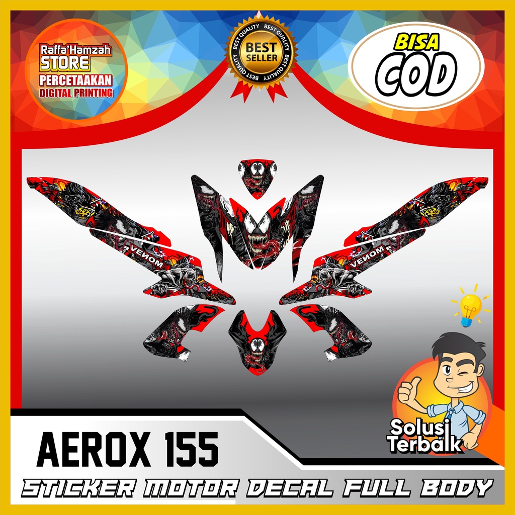 stiker aerox decal stiker motor yamaha aerox 155 old stiker motor yamaha aerox old full body venom