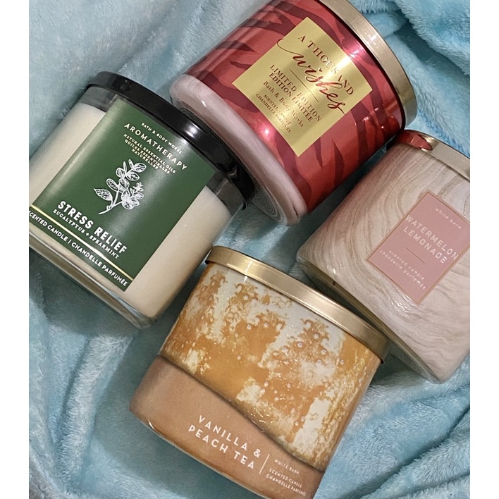 Jual Bath & Body Works 3 Wicks Candle BBW Original | Shopee Indonesia