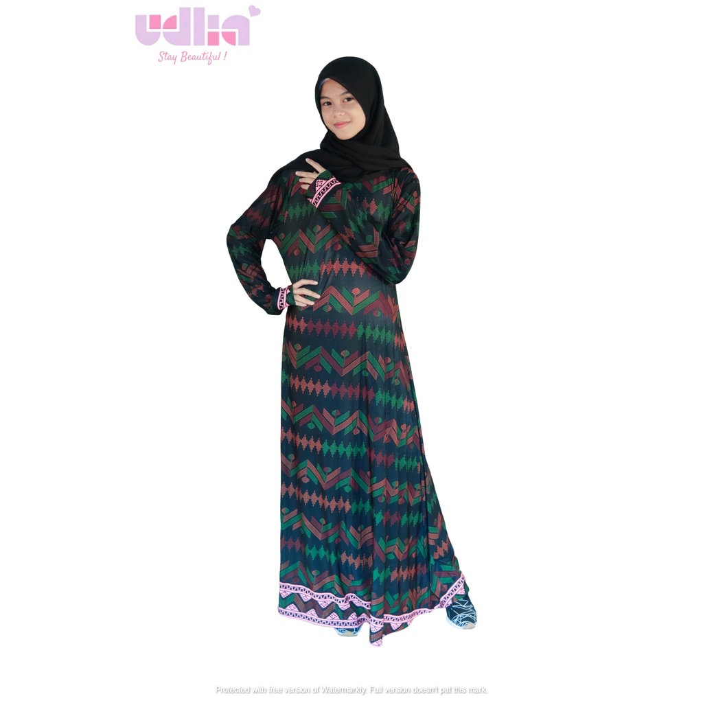 Udlia Gamis Jersey Ethnic Jumbo