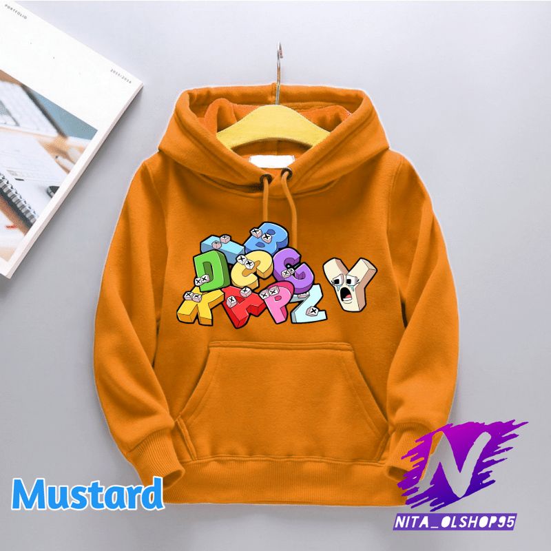 SWEATER HOODIE ANAK ALPHABET ROBLOX GAME