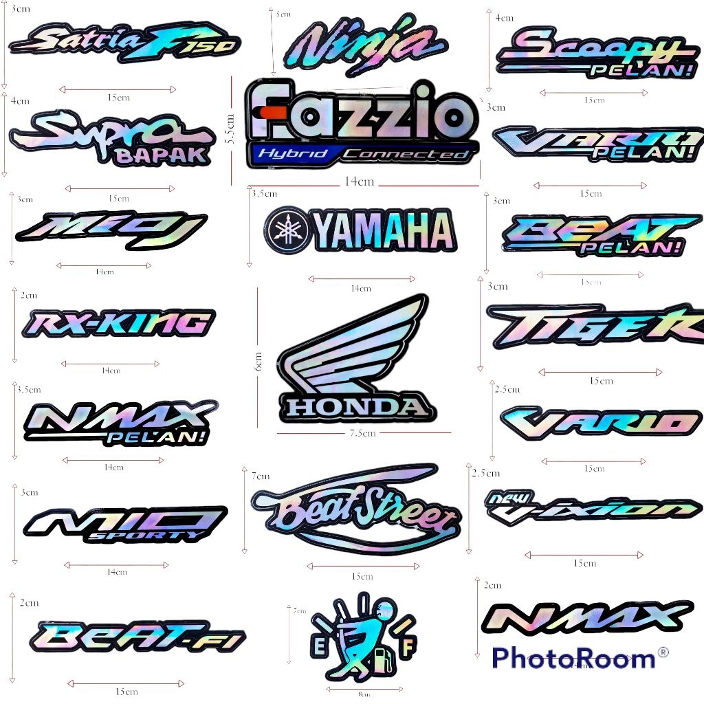 STIKER HOLOGRAM UNIVERASAL MOTOR BAHAN BERKUALITAS