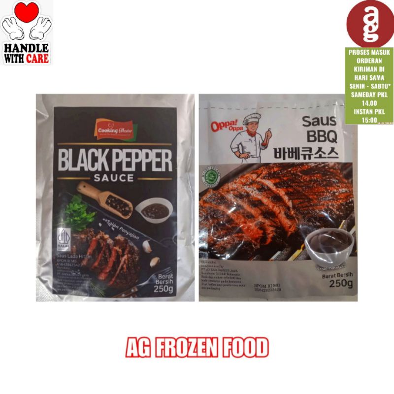 

Oppa Oppa Sauce Blackpaper & BBQ 250 gram