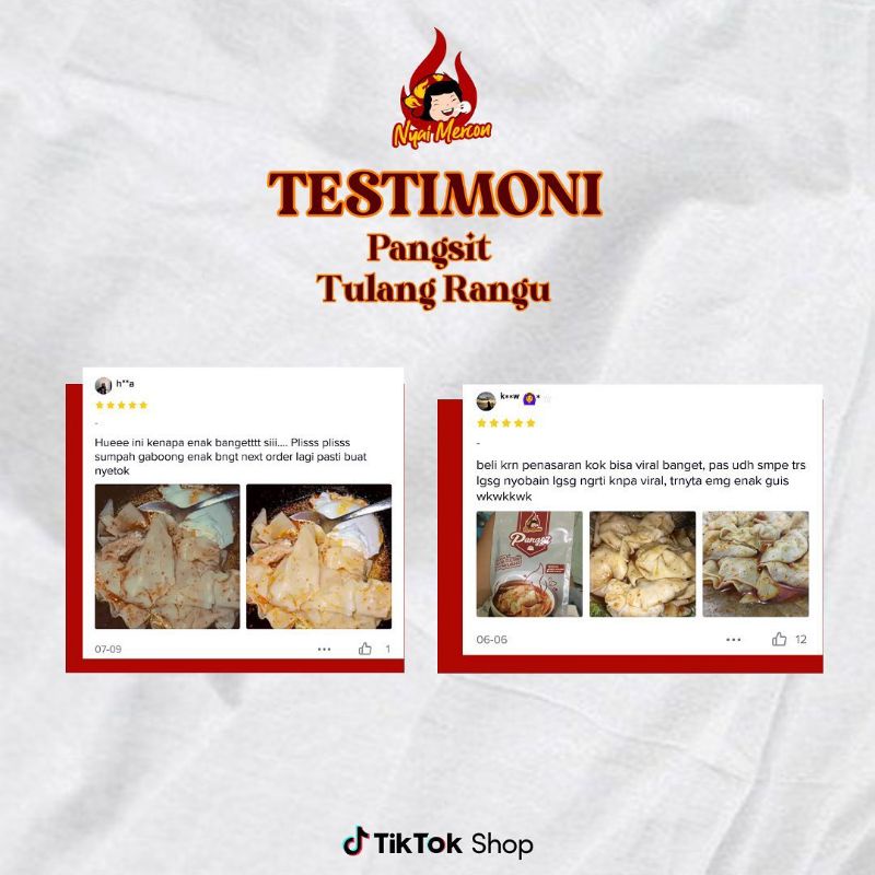 

PANGSIT TULANG RANGU NYAI MERCON