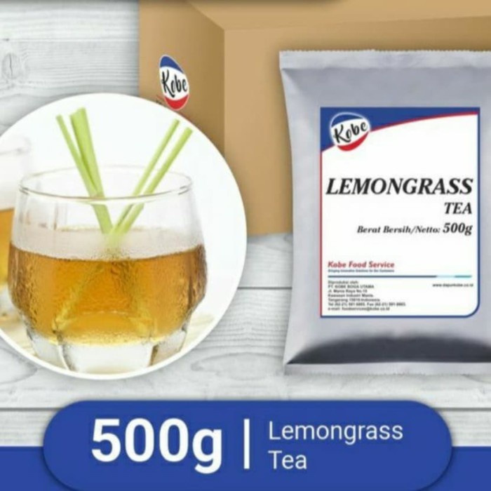 KOBE Lemongrass Tea / Teh Sereh Premix Minuman 500 gram