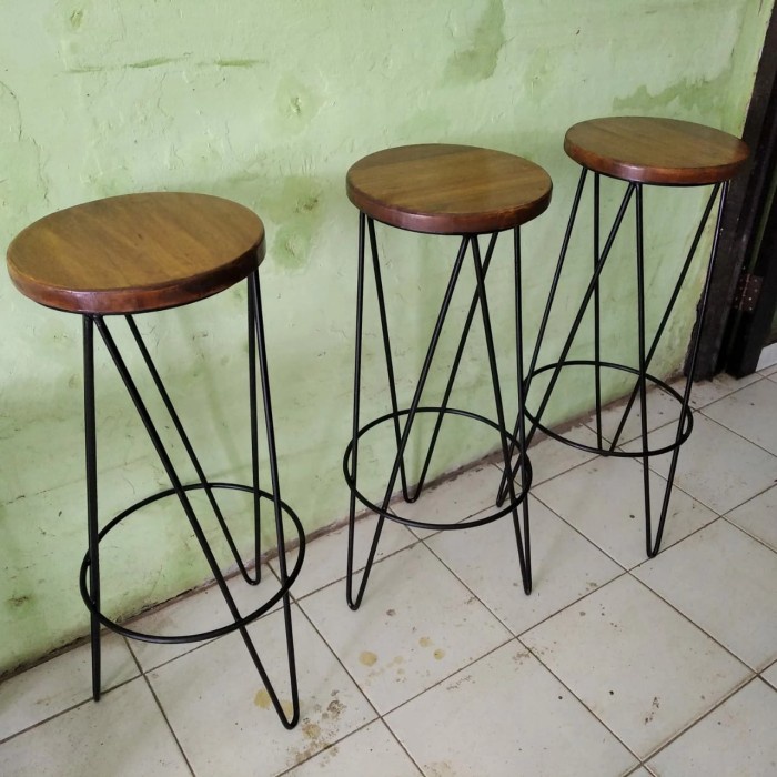 kursi bartender tinggi 80cm
