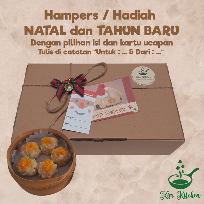 

Hampers Parcel Natal Siomay Dimsum Babi Udang Untuk Natal & Tahun Baru