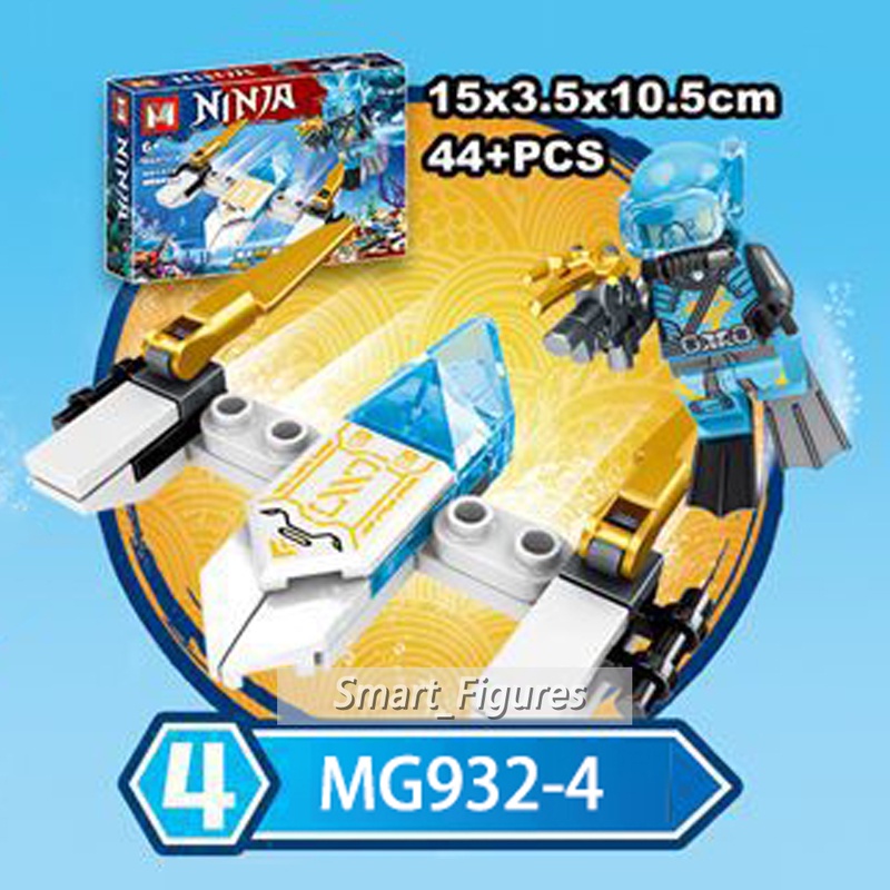 Minifigures Ninjago Masters of Spinjitzu Submarine Partikel Kecil Blok Bangunan Submarine Mainan Hadiah Bagged