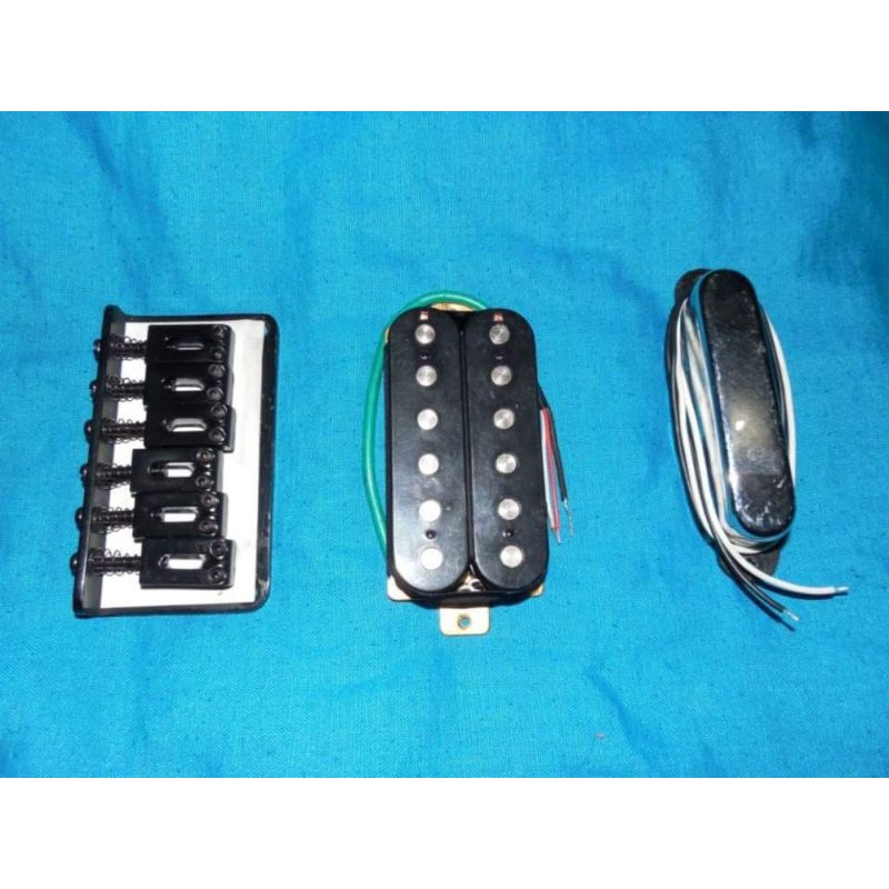 Tremolo + Pick Up Gitar Squire Telecaster Bullet
