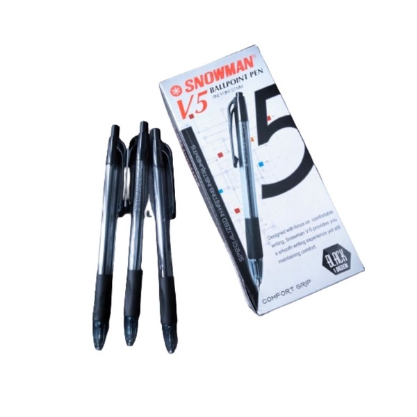 BALLPOINT/PULPEN/PEN SNOWMAN V5 (1LUSIN)