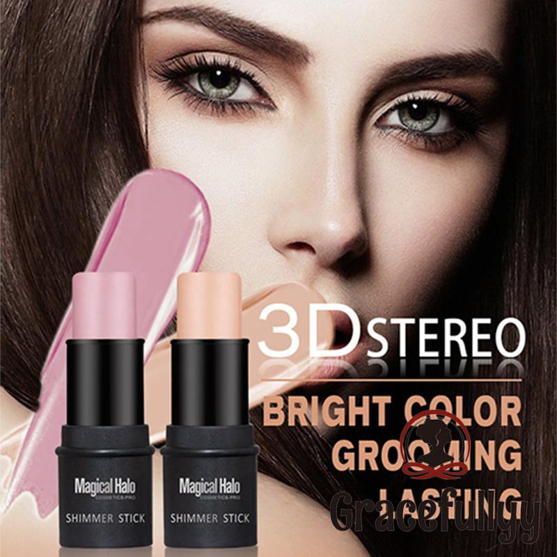 [Ready stock&amp;COD]2 colours highlighter waterproof  contour stick long lasting-GY