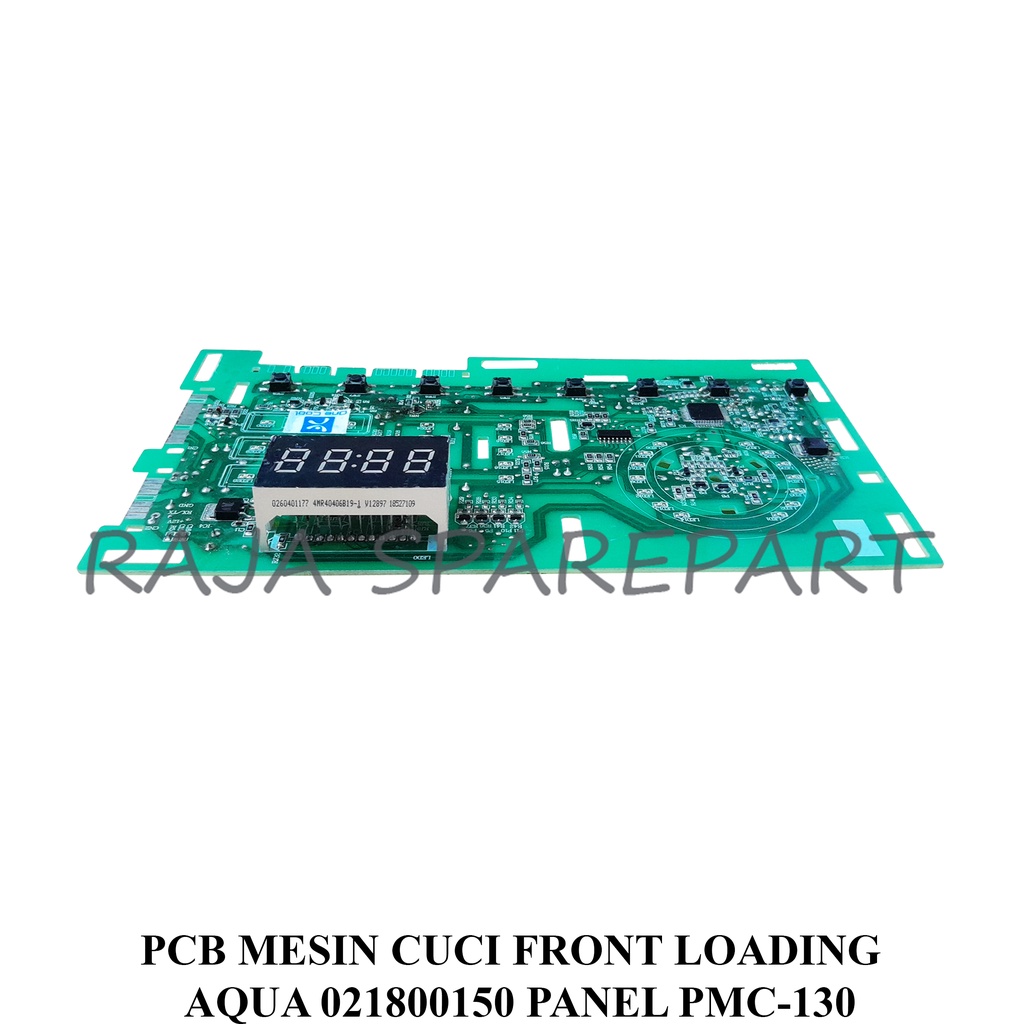 PCB/Panel/Modul Mesin Cuci Aqua Front Loading 021800150 PANEL PMC-130