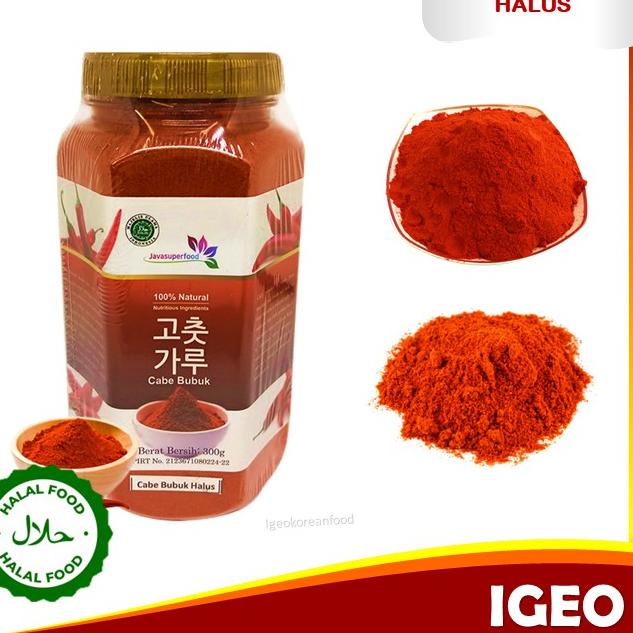 

Limited[KF7]-Gochugaru Halus Bubuk Cabe Korea 300gr Bumbu Kimchi Halal Import