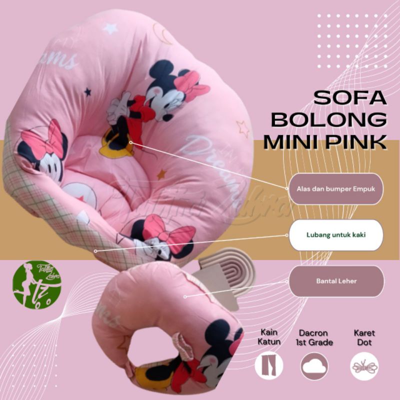 Ready Stock Bantal Sofa Bolong Bayi belajar duduk Baby Menyusui Free Bantal Dot Kado Lahiran Murah